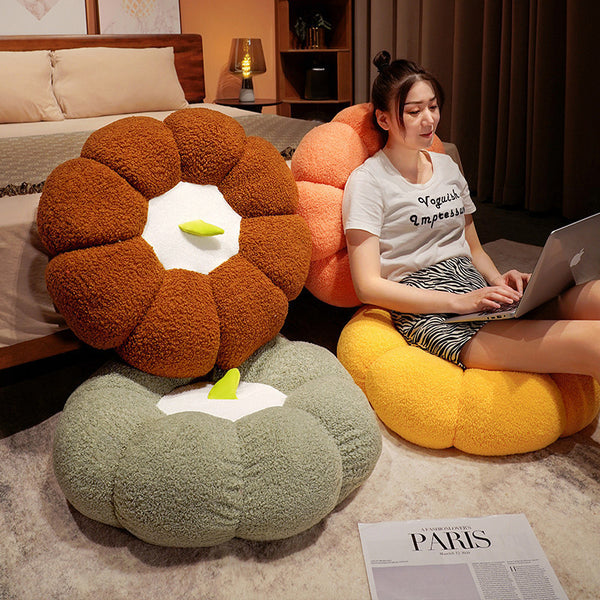 Pumpkin futon seat cushion, ground seat pier, lazy living room butt cushion, tatami bay window backrest, floor cushion, seat cushion