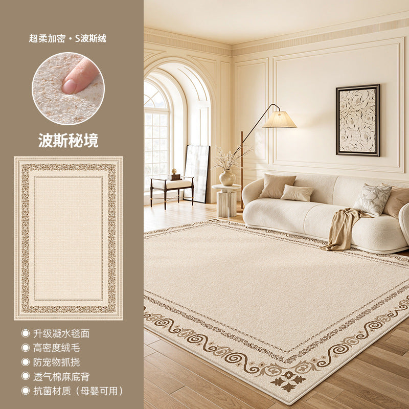Distributed carpet living room bedroom  new style accessible luxury high-end modern simple bedside no-wash, wipeable and no maintenance