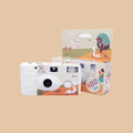 Ros disposable camera - point and shoot, color & b&w, retro film, flash, 24 shots, color film