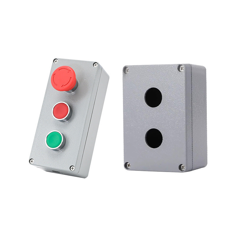 Cast aluminum waterproof box Outdoor IP68 aluminum box Metal box Outdoor terminal box Button box Sealed aluminum waterproof junction box