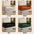 Fabric sofa minimalist living room small apartment rental single/double reclining sofa set folding convertible sofa bed