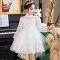 Girls' formal dresses princess gowns cross-border e-commerce little girl train tulle performance tutu dress wholesale children's clothing