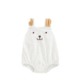 Baby summer clothes boys and girls baby suspender jumpsuit vest hairy outing clothes thin bag butt cartoon crawling clothes