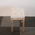 American shoe changing stool solid wood retro dressing stool door shoe stool fitting room makeup stool bed end stool manicure stool