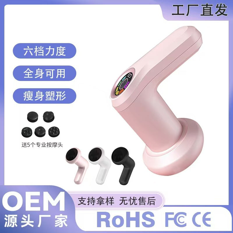 new arrival electric massager cervical spine waist and back leg handheld massager whole body multi-function fat pusher for home
