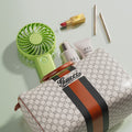 new product handheld fan mini desktop fan usb rechargeable high wind power student small fan wholesale logo