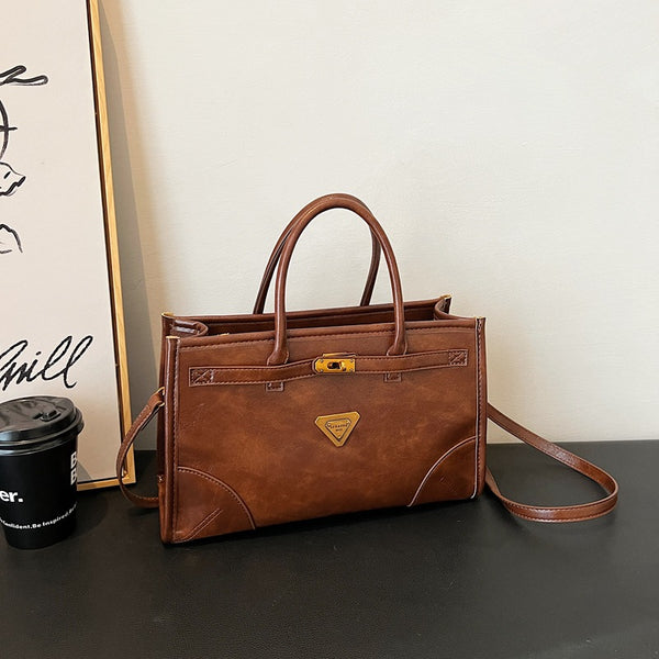 Niche design bag women's 2025 new autumn and winter large-capacity casual handbag to work commuter messenger bag