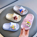 Kids' cartoon bath slippers - non-slip, indoor, summer, soft sole, cute slides for boys and girls