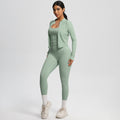 New cloud-like outdoor casual compression yoga set - quick-dry, high-waisted, slimming fitness activewear three-piece set