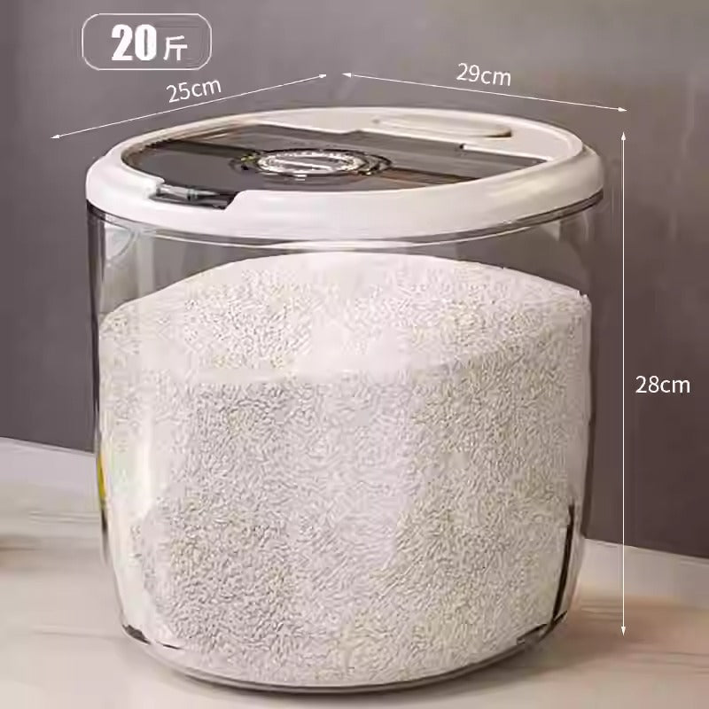Rice bucket household insect-proof moisture-proof sealed bucket rice bucket rice flour storage tank container large capacity rice bucket box