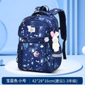 foreign trade primary school student schoolbag for girls in grades 1-3-6, spine-protecting kids backpack, lightweight and burden-reducing, wholesale