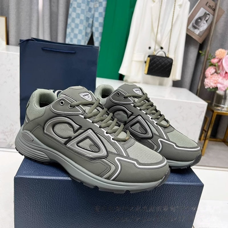 us station men's printed breathable sports shoes trendybest sellingd family heightening outdoor casual comfortable running shoes