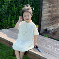 Chinese style girl's dress -  summer new arrival - short sleeve, stylish, slimming qipao dress