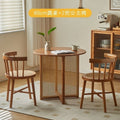 Tea table nordic style for home b&b milk tea shop cafe solid wood rattan table and chair combination small apartment ideal choice
