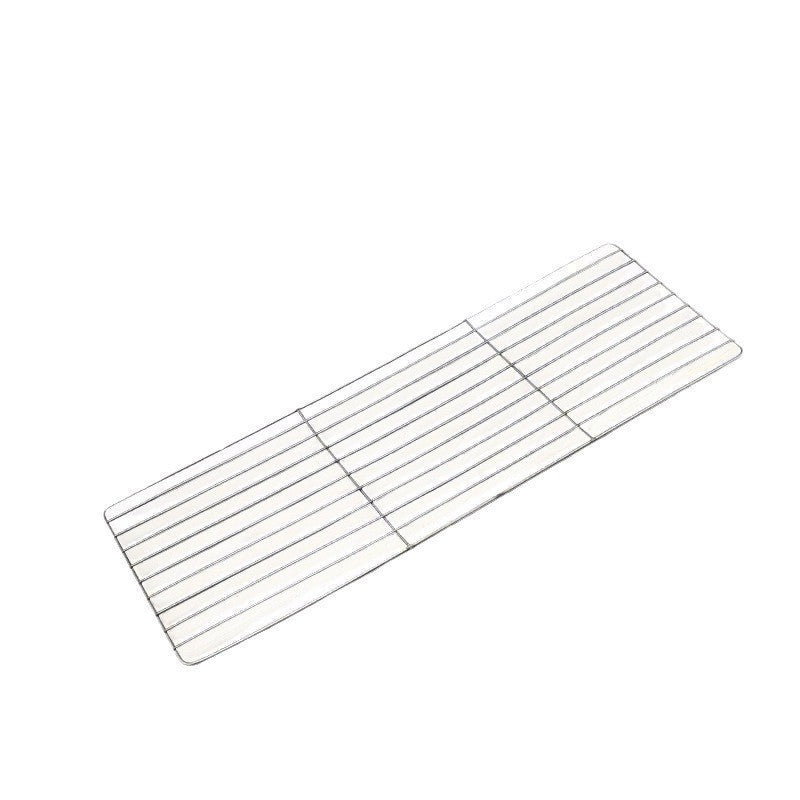 Bbq grill mesh stainless steel rectangular square grid iron grate outdoor bbq supplies oven accessories wholesale portable