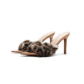 2026 fall/winter new collection: non-slip, fuzzy-lined high-heeled slippers. pointed-toe, stiletto heel, comfortable, versatile, and stylish premium women's footwear