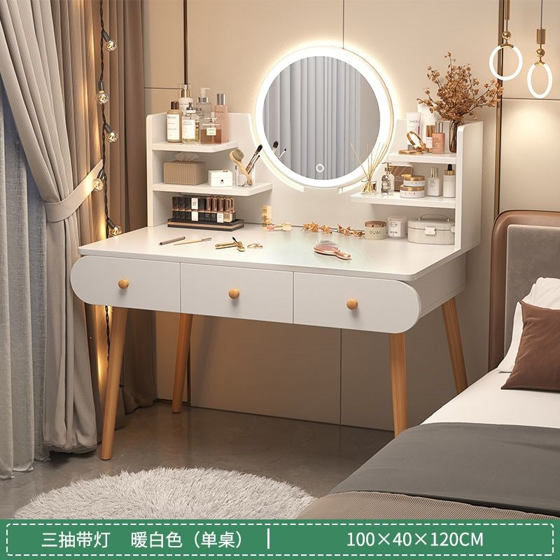 Vanity table bedroom simple modern small makeup cabinet all-in-one small apartment new arrival makeup table makeup table