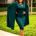 Fashion  summer new arrivalfashionelegantelegancepure color hip-covering ol through-leader bucket basin export african dress