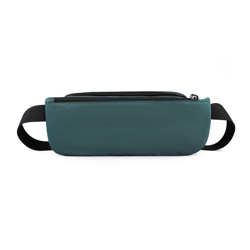 Cross-border new sports fanny pack, fashionable men's breast bag, messenger bag, outdoor running mobile phone bag, fitness equipment bag.