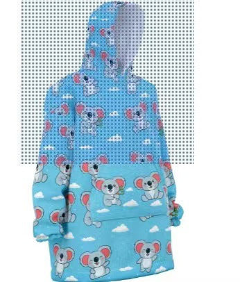 Lazy pullover pajamas, heattech clothing, cashmere tv blanket, hugging hoodie, cold-proof heattech nightgown, home clothes