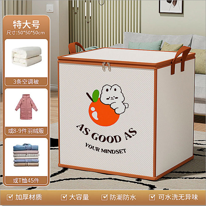 Non-woven storage bag, large quilt finishing, clothes storage bag, underwear storage bag, wardrobe, bedroom full of artifacts