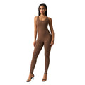 fashion nude back yoga jumpsuit with breast pad and elastic peach butt lifting yoga fitness pants dlt007
