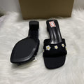 Za manufacturer silks and satins and sandals women's slippers outwear 2025new arrival summer square toe petals high heels colorful flowers
