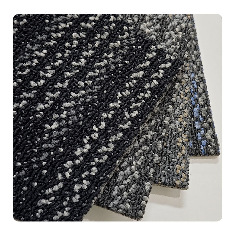 Office square carpet pvc eco-friendly flame retardant thickened wear-resistant office building company large area splicing carpet