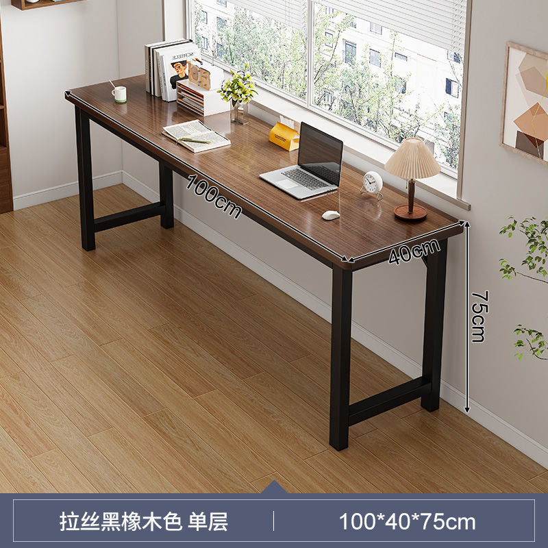 Home desk desktop computer table bedroom solid wood bench desk office desk student writing desk simple square table