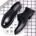 Men's leather dress shoes - soft leather, soft sole - live stream, business formal, youth casual, groomsmen, wedding shoes