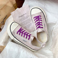 2026 spring new arrival simple canvas shoes for female students k-styleeasiest for match one-legged ugly thick-soled sneakers big toe women's shoes