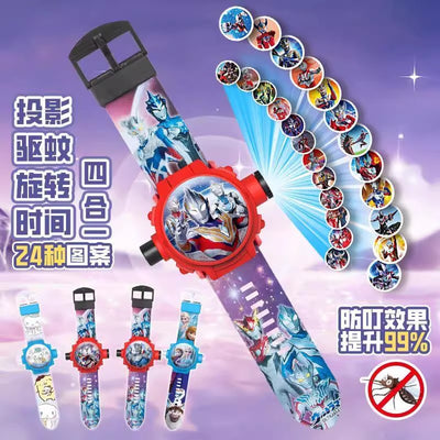 Kids' toy zero mosquito repellent bracelet ultraman kindergarten kuromi boy girl electronic projection watch
