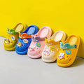 Kids crocs slippers boys summer cartoon indoor stepping on shit cute outwear soft bottom baby bathroom sandals