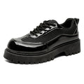 Men's shoes 2026 new spring british style casual low-top martin boots men's leather shoes chunky sole black derby trendy shoes