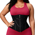 【love】european and american style shaping mesh breathable slimming waist trainer double layer compression tummy control corset belt