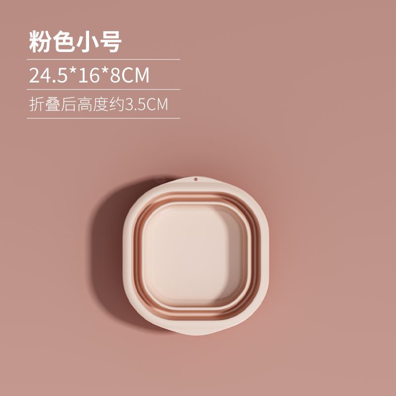 Collapsible washbasin - portable travel basin, thickened plastic basin, available in small and large sizes, perfect for home, dorm, and laundry use