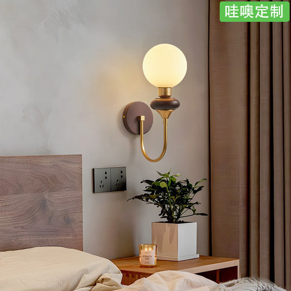 [Wow] French medieval bedside lamp creative retro French medieval style with aisle bathroom reading wall lamp