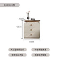 Wall-mounted five-drawer and eight-drawer cabinet, medieval living room storage cabinet, bedroom for home bedside storage cabinet, accessible luxury solid wood dressing table
