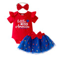 Children's clothing cross-border european and american girl short-sleeved khaki + mesh skirt baby children's clothing