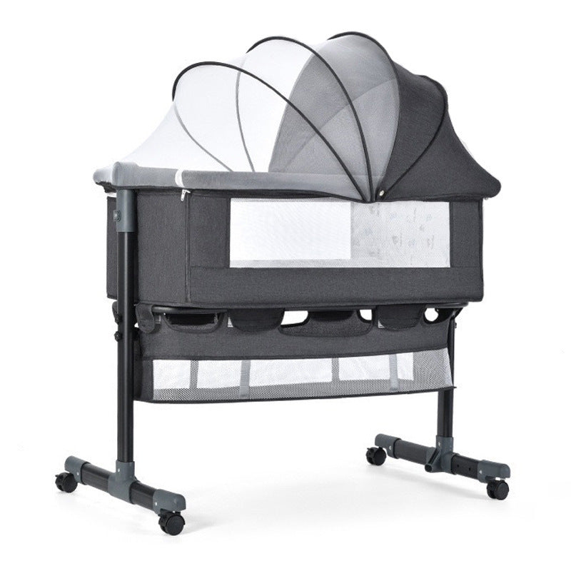 Movable game crib foldable patchwork large bed portable baby bed baby rocker changing table newborn