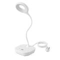 Smart voice control desk lamp socket with usb multifunctional home bedside lamp dormitory bedroom voice-activated led night light