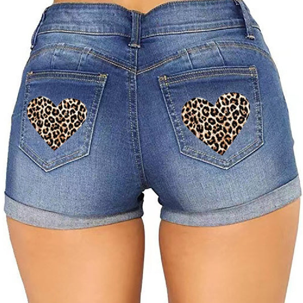 Europe, America,  ,  fashion hemming washed women's ripped denim shorts