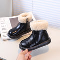 Kids' british style martin boots - new autumn/winter korean design - girls' fashion ankle boots - fleece-lined cotton boots