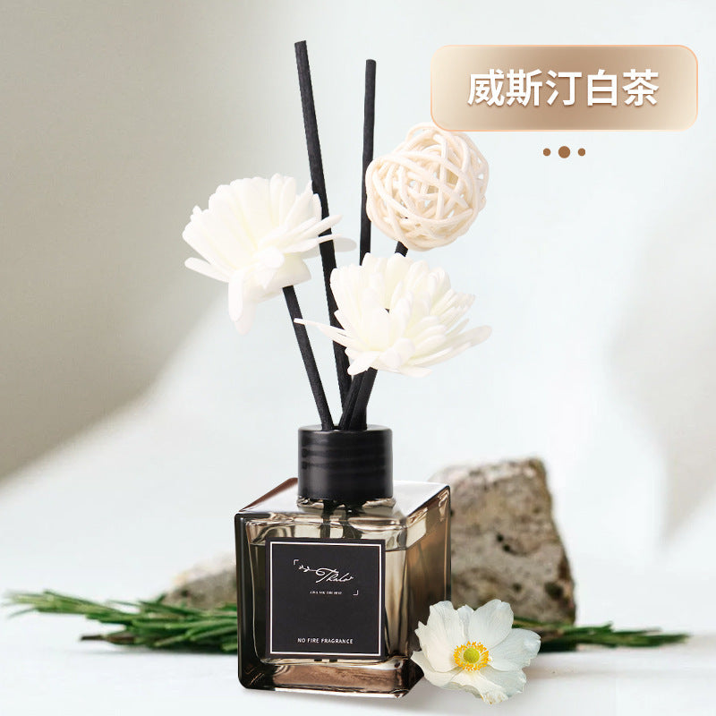 Nordic style flameless reed diffuser - long-lasting fragrance for home, bedroom, bathroom, and air freshening decoration