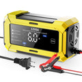 12v car battery charger 12v 6a motorcycle charger 14.6v 12v lifepo4 battery charger