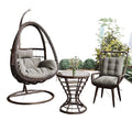 Lazy hammock hanging basket rattan chair for home cradle chair indoor balcony hanging chair courtyard bird's nest hanging plant double swing