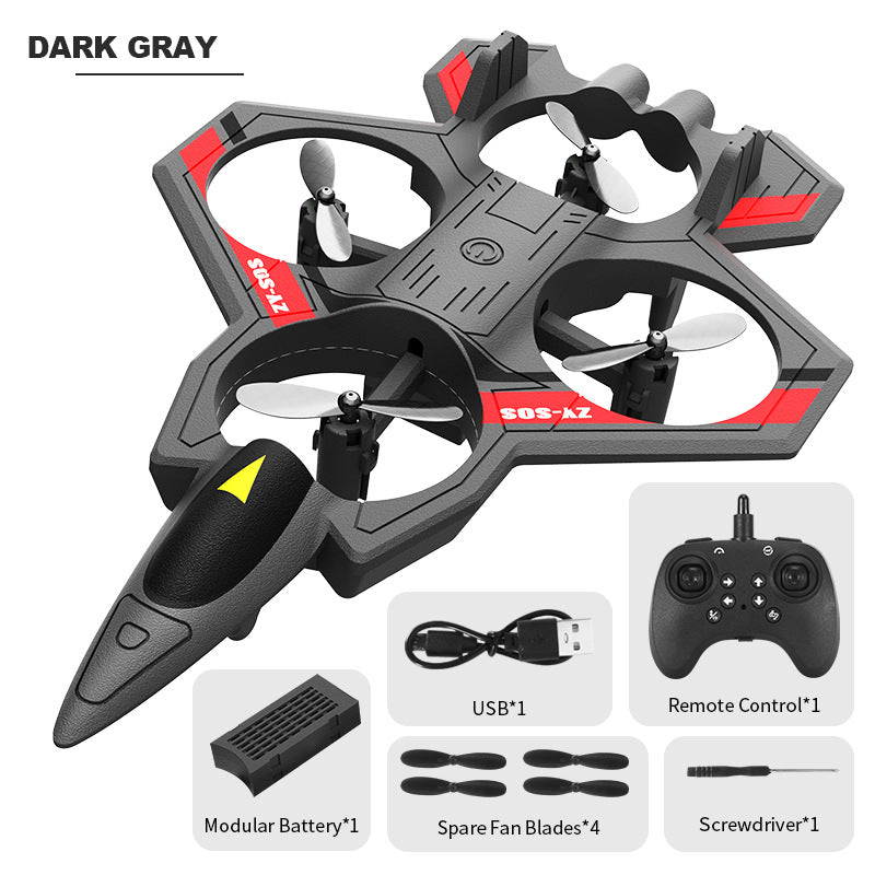 remote control combat drone four-channel suspended four-axis drone fixed height roll stunt remote control lighting flight