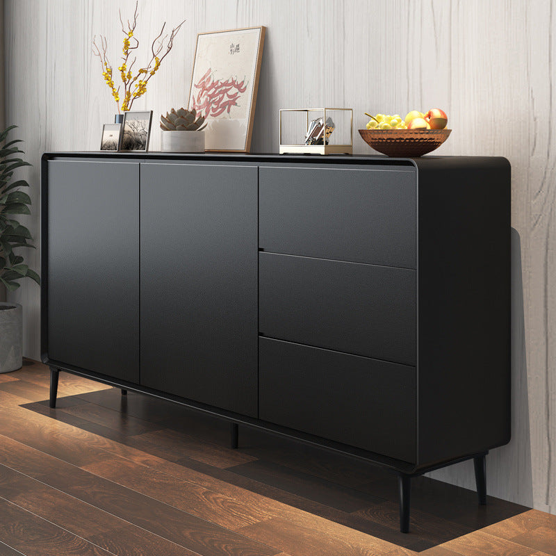 Solid wood sideboard - minimalist tea cabinet for living room, nordic kitchen storage cabinet, entryway console table, storage cabinet