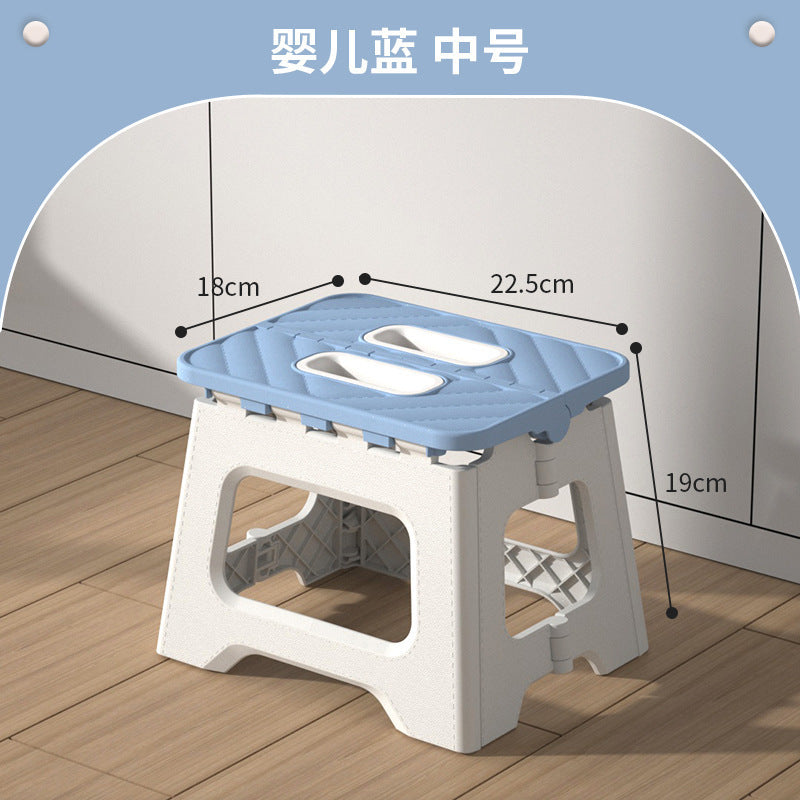 Foldable stool, thickened adult chair, portable home & outdoor camping chair, handheld durable student chair