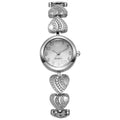 New women's heart-shaped bracelet watch - cross-border hot seller, quartz movement, petite diamond-accented watch bracelet, wholesale from manufacturer